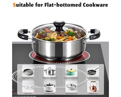 Keramische Kookplaat 4 Platen 60 cm Inbouw 6000W met Veiligheidsfuncties