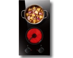 Keramische Kookplaat met 2 Pitten en 3000W Vermogen