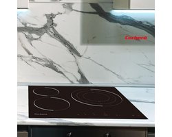 Keramische Kookplaat met 3 Zones - 5700 W, Touch-bediening, Kinderbeveiliging en Timer