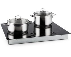 Klarstein Glaskeramik Kochfeld, Einbau Kochfeld met 4 Platten, 6500 W Elektro Kochfeld zum Kochen, Modernes Glaskeramikkochfeld, Glaskeramik Herdplatte met 4 Kochfelder, Einbau Kochfeld Keramik – geschikt voor thuisfitness en sportschoolgebruik, duur