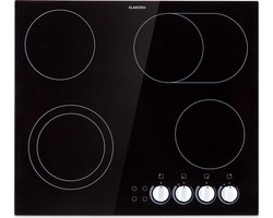 Klarstein Inbouw elektrische kookplaat - 6100W - Zwart