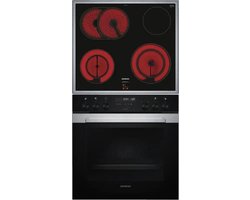 Siemens MKPYRO6AT - Inbouw Oven Set - HE378GAS3 + EA645GH17M - Keramische Kookplaat - 60 cm