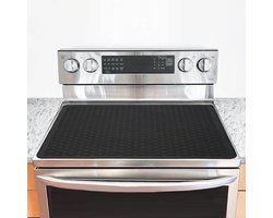 Siliconen kookplaat afdekmat voor elektrisch fornuis - Hittebestendige en opvouwbare mat 28 x 20 inch