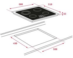 Teka IR 8430 - Keramisch kookplaat