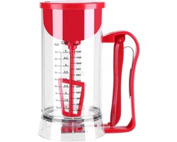 ACEP Elektrische Deegdispenser met Deksel en Weegschaal - 1200ML - Blender- Staafmixer - Alles in 1 - Keukenmachines - Keukenmixer