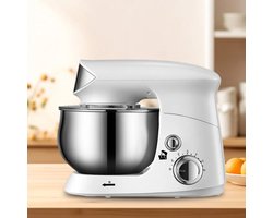 ACEP Keukenmixer - Keukenrobot - Keukenmachines - 600W - 3.5L - Wit - 220V - Keukenmixer - Deegmachine - Keukenmachine - RVS