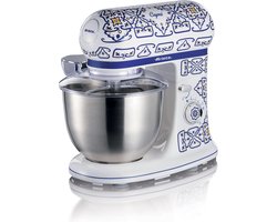 Ariete Capri 1588 - Italiaans design keukenmachine - 5.5 liter - 3 accessoires - 2400 Watt - 7 snelheden