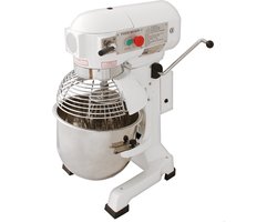 Commerciële Voedsel Mixer / Spiraalmixer - 20 Liter - 3 Versnellingen - 3 Opzetstukken - GRATIS Deeg Schraper. - Maximaal gewicht: 3 kg/Mix