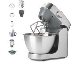 Compacte Kneedmachine met Roestvrijstalen Kom en Accessoireset voor Bakken en Koken