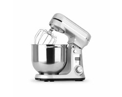 CYRO - Deegmachine - Kneedmachine - Elektrische Deegmixer - Keukenmachine - RVS - 6L - 6 Versnellingen - Stille Motor - Zilver
