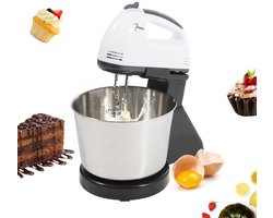 Deliqa keukenmixer - luxe deegmachine - 350w - 1.7 Liter - deegmachine - RVS - 7 versnellingen - elektrische mixer - makkelijk schoon te maken