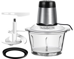 Elektrische Voedsel Chopper 2L Zyren - Groente & Vleesmolen - 2 Snelheden - Kleine Keukenmachine - Dicer Mixer