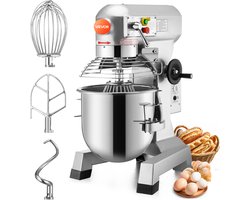 Elektrische Voedselmixer 30l Standmixer 1100W Deegmixer Maker 220V Verstelbare Commerciële Mixer Grinder voor Keuken En Professioneel Gebruik