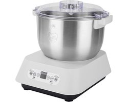 Florixa® Deegmachine - Elektrische Deegmixer - Keukenmixer - 7L - 25 tot 38 Graden- Wit - 31cm x 26cm x 30cm