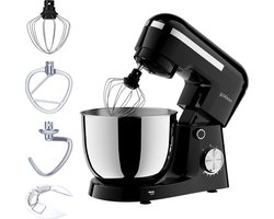 Gatson 1500W Keukenmachine - 12 Snelheden - 5L Mengkom - Dubbele Handvat - Keukenrobot - Keukenmixer - Foodprocessor