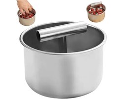 Gehaktbal Maker Rvs Handmatige Druk 12 Ballen Multifunctionele Gehaktbal Maker Tool voor Thuis & Restaurant Gebruik