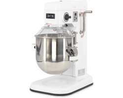 HCB® - Professionele Horeca Planeetmenger - 10 liter - 230V - RVS / INOX deegmachine - Kneedmachine - Keuken machine - Planeetmixer - Deegkneder machine - Spiraalkneder - 55 kg - 6497