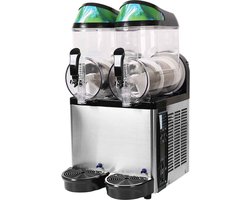 HCB® - Professionele Horeca Slushmachine - 2 x 12 liter - 230V - Slush puppy machine - 51x43x77 cm (DxBxH) - 44 kg - 7656