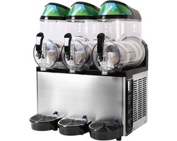 HCB® - Professionele Horeca Slushmachine - 3 x 12 liter - 230V - Slush puppy machine - 51x61x77 cm (DxBxH) - 63 kg - 7657