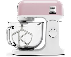 Kenwood kMix KMX754PP - Keukenmachine - Pastel pink - Glazen mengkom - 1000 Watt motor
