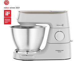 Kenwood KVC65.001WH Chef Titanium Baker - Keukenmachine - Wit