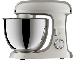 keukenmachine – 2000W Vermogen – 8,5L RVS Kom – Planetair Mengsysteem – Kleur: Crème – Royal Swiss