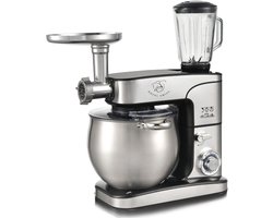 Keukenmachine - Keukenrobot 12L - met Blender en Vleesmolen - 3-in-1 Krachtige 2000W - Met Accessoires - Royal Swiss