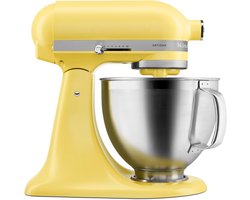 KitchenAid 5KSM195PSEBT mixer Staande mixer 300 W Roestvrijstaal, Geel