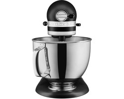 KitchenAid Artisan 5KSM125EBM Keukenmachine 4,8L - Mat zwart- 3 menghaken