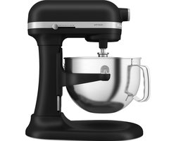 KitchenAid keukenmachine - Artisan - In hoogte verstelbare kom - 375 W - 11 snelheden - 3 RVS accessoires - 5,6L - Matzwart