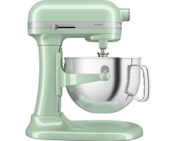 KitchenAid keukenmachine - Artisan - In hoogte verstelbare kom - 375 W - 11 snelheden - 3 RVS accessoires - 5,6L - Pistache