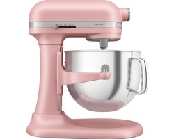 KitchenAid keukenmachine - Artisan - In hoogte verstelbare kom - 375 W - 11 snelheden - 3 RVS accessoires - 6,6L - Roze