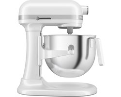 KitchenAid keukenmachine - Artisan - In hoogte verstelbare kom - 375 W - Krachtig met 11 snelheden - 4 Roestvrijstalen accessoires - 6,6L - Classic Wit