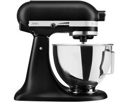 Kitchenaid Keukenrobot 5KSM95PSEBM 4,3L - mat zwart - 3 menghaken