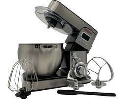 Krachtige Keukenmachine RVS - 2800W - 12L Kom - Digitaal Display