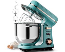 Krachtige Keukenmixer met Grote Kom en 6 Snelheden