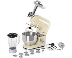 Krachtige Universele Keukenmachine 1800W met 5L Kom, Mixer en Vleesmolen