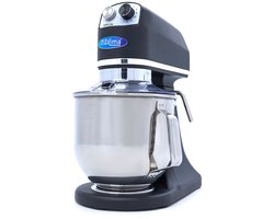 Maxima Planeetmenger 7 L Tot 2 Kg Deeg Mat Zwart - RVS Mengkom - 11 Snelheden - Keukenmachine - Standmixer - Keukenrobot - 7 liter - Matzwart