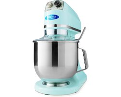Maxima Planeetmenger 7 L Tot 2 Kg Deeg Pastel Blauw - RVS Mengkom - 11 Snelheden - Keukenmachine - Standmixer - Keukenrobot - 7 liter