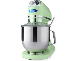 Maxima Planeetmenger 7 L Tot 2 Kg Deeg Pastel Groen - RVS Mengkom - 11 Snelheden - Keukenmachine - Standmixer - Keukenrobot - 7 liter