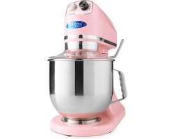 Maxima Planeetmenger 7 L Tot 2 Kg Deeg Pastel Roze - RVS Mengkom - 11 Snelheden - Keukenmachine - Standmixer - Keukenrobot - 7 liter