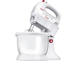 MPM - Mixer met Roterende Mengkom 3,5 Liter - 5-stapsregeling en TURBO-functie - Handmixer - Keukenmixer - Blender - 750W
