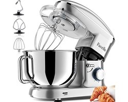 Multifunctionele Kneedmachine met Roestvrijstalen Kom 6,2L en 1500W Vermogen