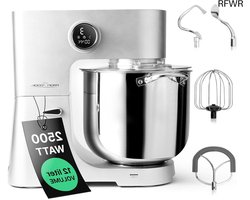 RFWR® Keukenmachine XXL 12L | Kneedmachine met 2500W Motor | Food Processor voor 8,5 kg deeg | 12 snelheden | LED-display