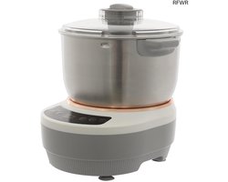 RFWR® Krachtige Deegkneedmachine met Digitale Bediening - 7L, 250W, Ideaal voor Brood, Pizza en Cake