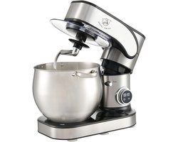 Royal Swiss® Keukenmachine 12L – Krachtige Planetaire Mixer 2000W – 12 Snelheden – Deegkneder, Klopper & Garde – RVS Mengkom – Model SC-603E
