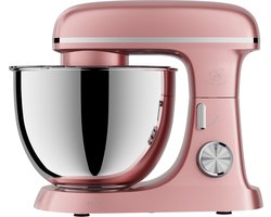 Royal Swiss® – Keukenmachine 2000W – 8.5L RVS Mengkom – Planetair Mengsysteem – 6 Snelheden – Pink
