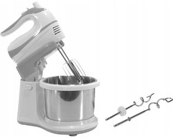 Sbattitore Keukenmachine met kom - 500W - Keukenmixer - 360 graden draaiende kom - 5 snelheden - 2 verschillende Gardes.