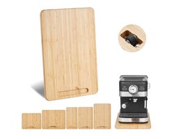 Schuifplank voor keukenapparaten - Rolplank - 40,6 x 30,5 cm - Rubberen Wielen - Holle Handgreep - Makkelijk Schoon Te Maken - Voor Koffiezetapparaat En Keukenmachine