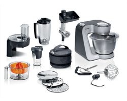 Serie 4 Keukenmachine MUM 5 1000 W Zilver, Donker zilver